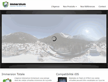 Tablet Screenshot of immersium.fr